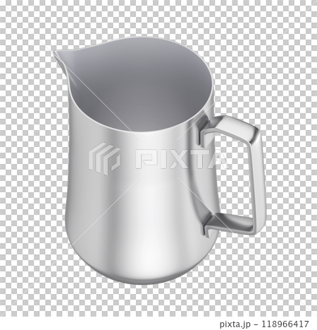 Stainless steel milk frothing pitcher 118966417