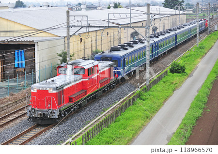高崎線　深谷ー岡部　JR東日本　DD51-895+12系＋DD51-842（高崎）　DL碓氷 118966570
