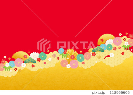 巳年-年賀状テンプレ-あ1-3 118966606