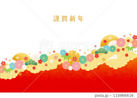巳年-年賀状テンプレ-あ3-2 118966616