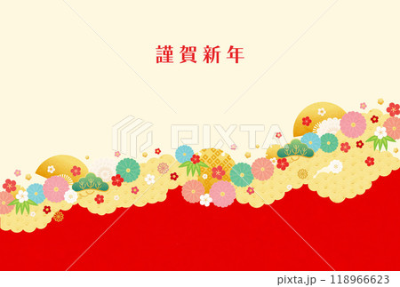 巳年-年賀状テンプレ-あ4-2 巳年-年賀状テンプレ-あ4-2 118966623