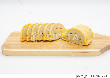 スライスした辛子蓮根 熊本県の特産物 スライスした辛子蓮根 熊本県の特産物 118966771