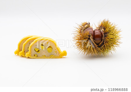 熊本の特産品の辛子蓮根と栗 九州の美味しいもの 熊本の特産品の辛子蓮根と栗 九州の美味しいもの 118966888