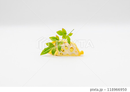 スライスした辛子蓮根 熊本県の特産物 スライスした辛子蓮根 熊本県の特産物 118966950