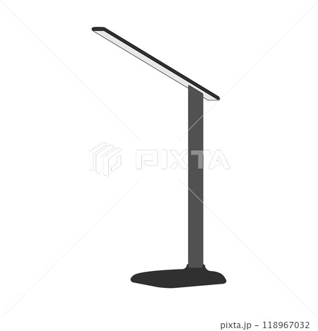 Regular flexible desk lamp. Contemporary interior home and office decor desktop furniture. Adjustable table lamp for reading. 118967032