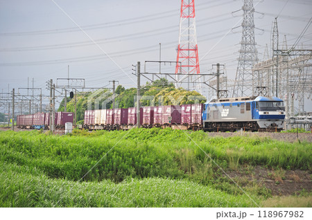 高崎線　本庄ー岡部　JR貨物　EF210-3（岡山） 118967982