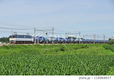 高崎線 岡部ー本庄 JR貨物 EF65-2080(新鶴見) 高崎線 岡部ー本庄 JR貨物 EF65-2080(新鶴見) 118968657