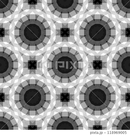 Abstract geometric black and white hipster fashion gradient pattern, fabric decor with polygonal form Abstract geometric black and white hipster fashion gradient pattern, fabric decor with polygonal form 118969005