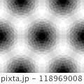 Abstract geometric black and white hipster fashion gradient pattern, fabric decor with polygonal form 118969008