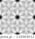 Abstract geometric black and white hipster fashion gradient pattern, fabric decor with polygonal form 118969012