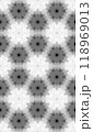 Abstract geometric black and white hipster fashion gradient pattern, fabric decor with polygonal form 118969013