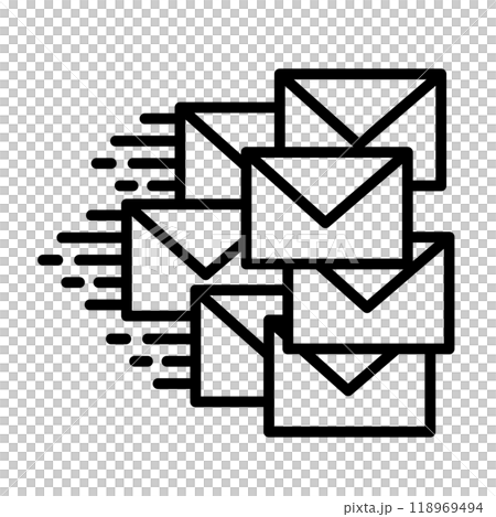 Spam mail icon. 118969494