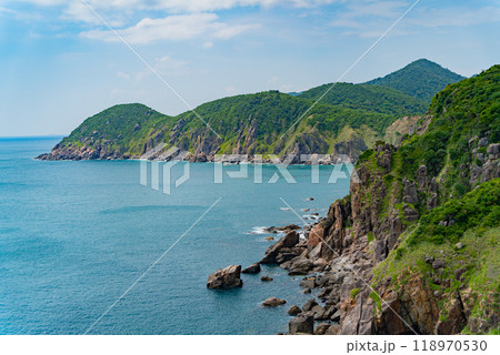 A picturesque sea bay. A picturesque sea bay. 118970530