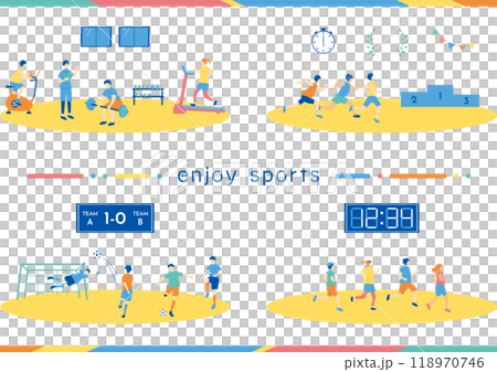 People who enjoy sports 118970746