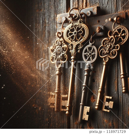 アンティークな鍵 アンティークな鍵 118971729