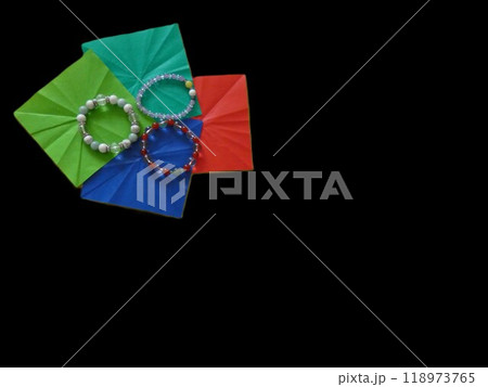 【ブレスレット】と折り紙 【ブレスレット】と折り紙 118973765