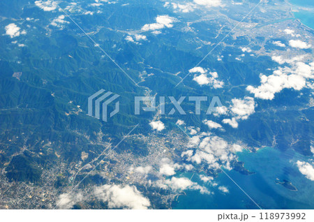 和歌山県　湯浅町　広川町　御坊市上空　航空写真　 118973992