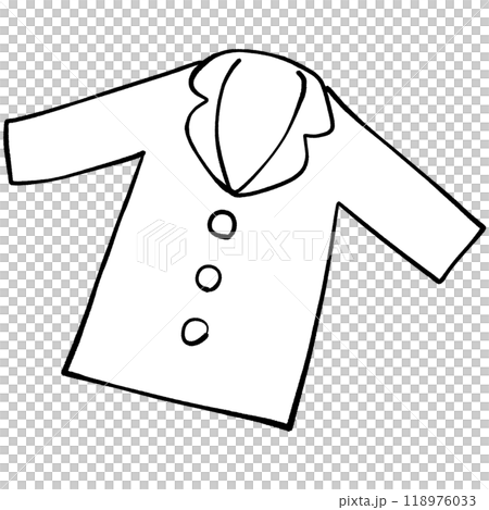 黑白外套插畫 黑白外套插畫 118976033