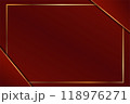 the luxury background by using red and gold  118976271