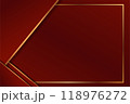 the luxury background by using red and gold  118976272