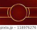the luxury background by using red and gold  118976276