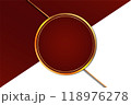 the luxury background by using red and gold  118976278