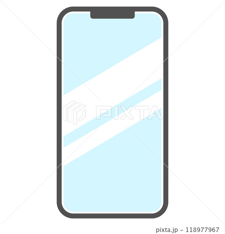 2dのシンプルなスマホ画面のグラフィック素材 2dのシンプルなスマホ画面のグラフィック素材 118977967