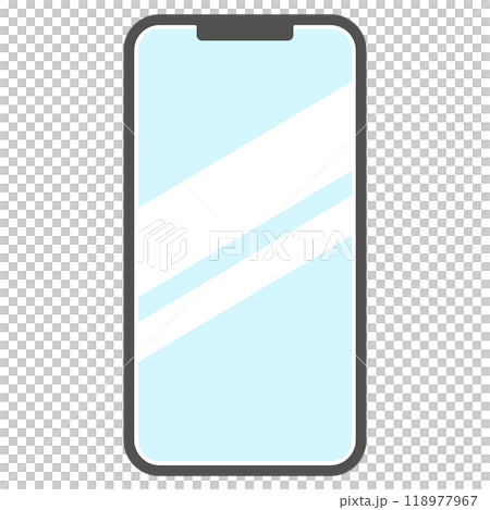 2dのシンプルなスマホ画面のグラフィック素材 2dのシンプルなスマホ画面のグラフィック素材 118977967
