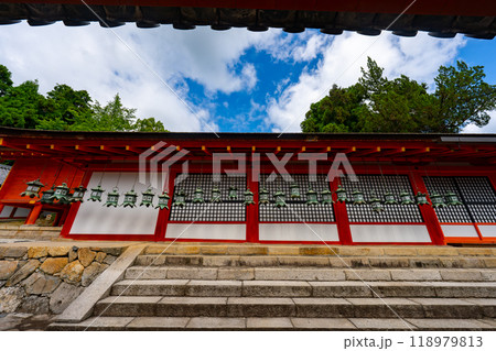 奈良県　春日大社の風景 118979813