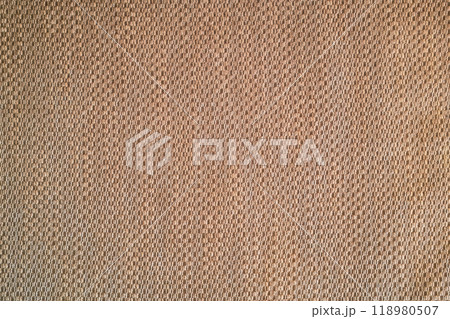 Brown burlap woven or sackcloth rough striped pattern textured Brown burlap woven or sackcloth rough striped pattern textured 118980507
