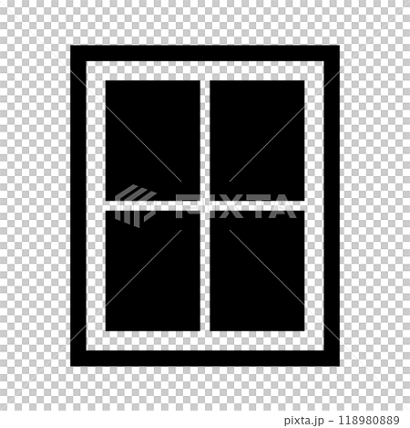 窓 シルエットのイラスト素材 [118980889] - PIXTA
