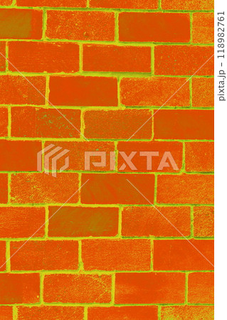 Smooth brickwork, changed colors, carp background in soft pastel colors 118982761