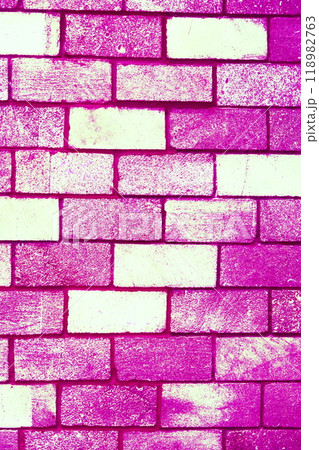 Smooth brickwork, changed colors, carp background in soft pastel colors Smooth brickwork, changed colors, carp background in soft pastel colors 118982763