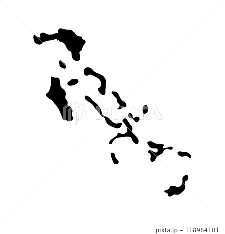 Bahamas Map Icon 118984101