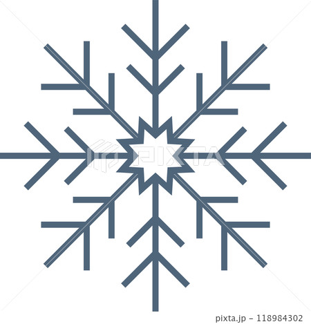 雪の結晶のアイコン 雪の結晶のアイコン 118984302