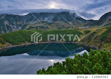 富山県　立山室堂平の紅葉 118984361