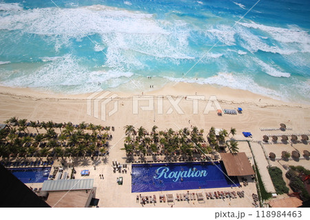 青い海と純白の砂で世界中から愛されるメキシコ随一リゾート、カンクン！オールインクルーシブホテル宿泊 118984463