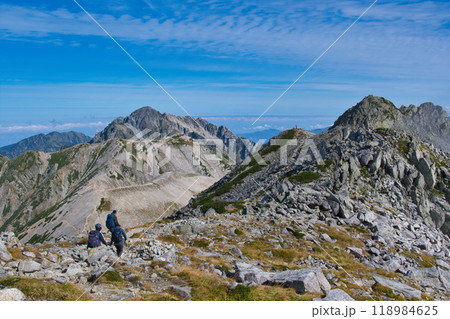 立山稜線からの風景 立山稜線からの風景 118984625