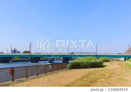 東京都江戸川区上一色橋2024年10月 118984874