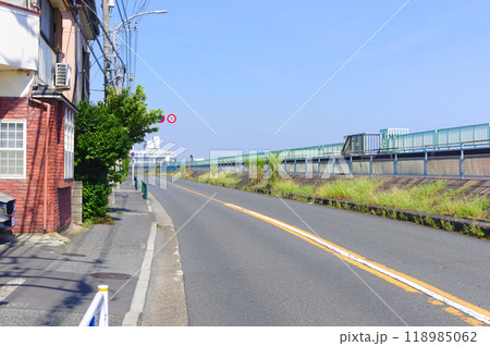 東京都江戸川区新荒川葛西堤防線2024年10月 東京都江戸川区新荒川葛西堤防線2024年10月 118985062