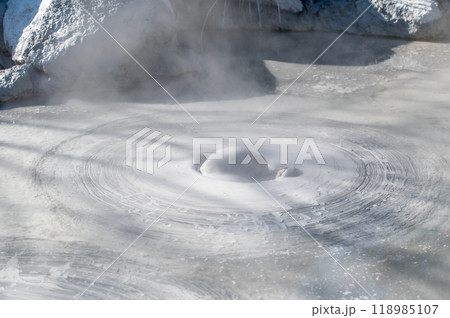 大地の芸術？　別府坊主地獄  118985107