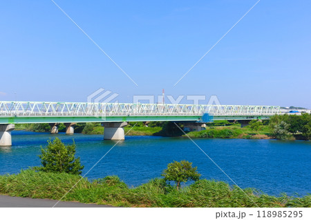 東京都葛飾区新葛飾橋2024年10月 118985295