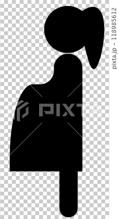 妊婦の棒人間 妊婦の棒人間 118985612