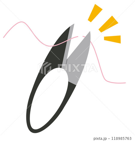 糸切バサミ 118985763