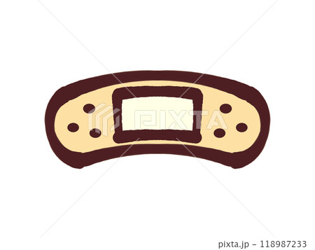 落書き風の絆創膏イラスト素材 落書き風の絆創膏イラスト素材 118987233