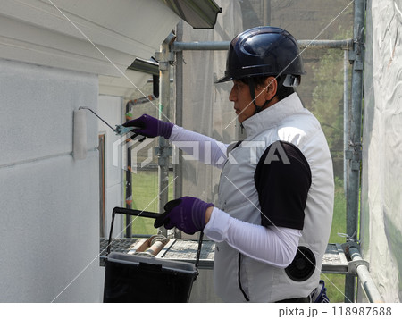 住宅塗装49壁面外壁塗装 住宅塗装49壁面外壁塗装 118987688