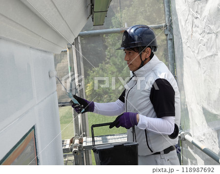 住宅塗装53壁面外壁塗装 118987692