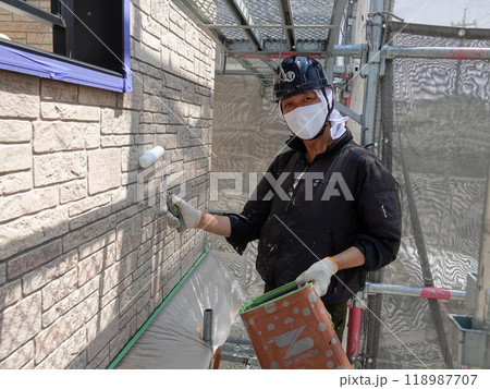 住宅塗装64壁面外壁塗装 住宅塗装64壁面外壁塗装 118987707
