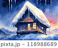 雪降るコテージ 118988689