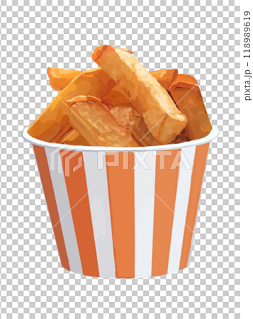 French fries (in a cup) 118989619